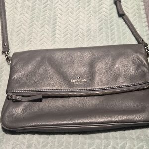 Kate Spade Charcoal Leather Crossbody Bag